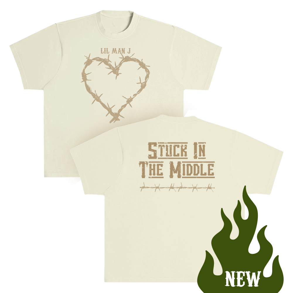 Barbed Heart Cream Heavy Boxy Tee