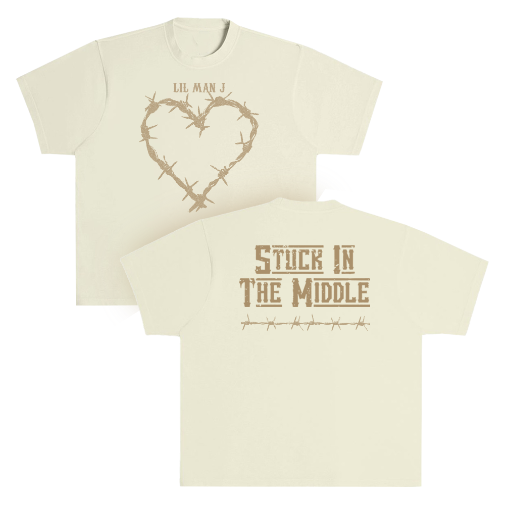 Barbed Heart Cream Heavy Boxy Tee
